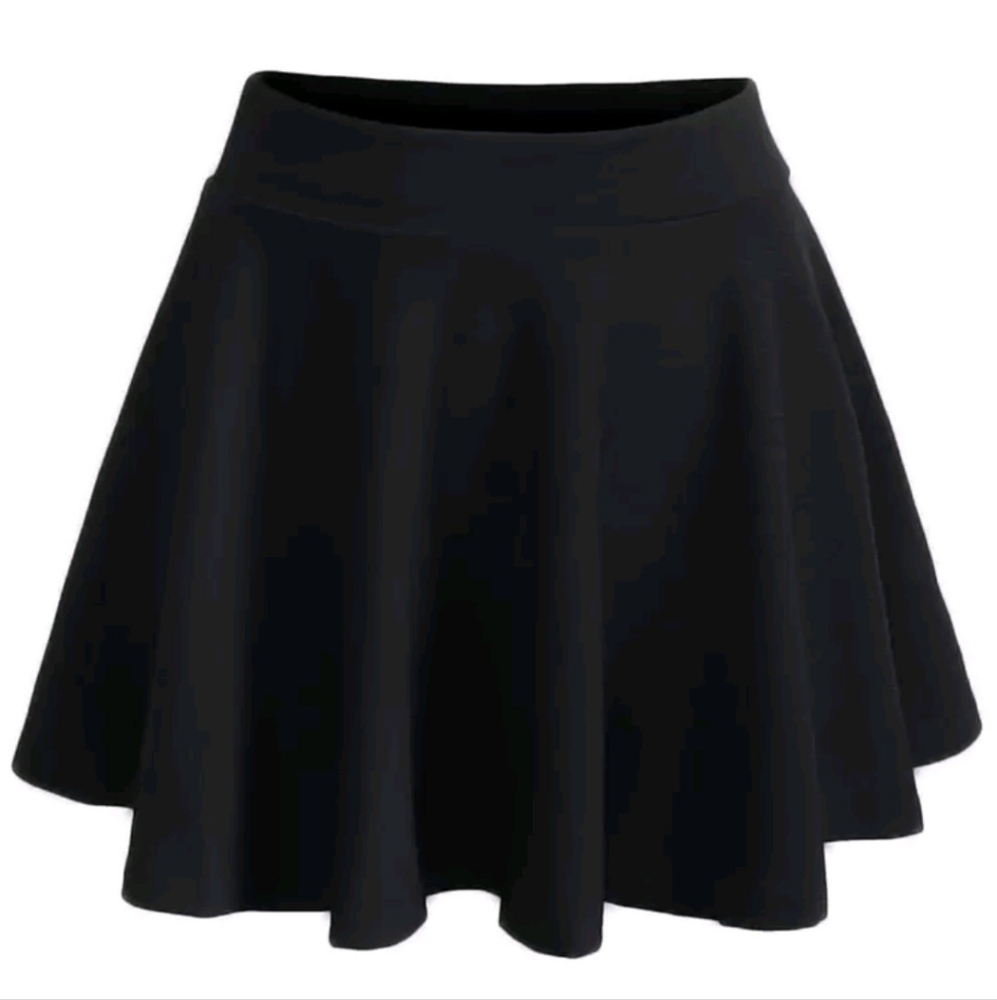 SHEIN Elegant Black Mini Skirt